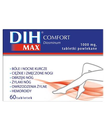 DIH Max Comfort, 1000 mg, tabletki powlekane, 60 sztuk